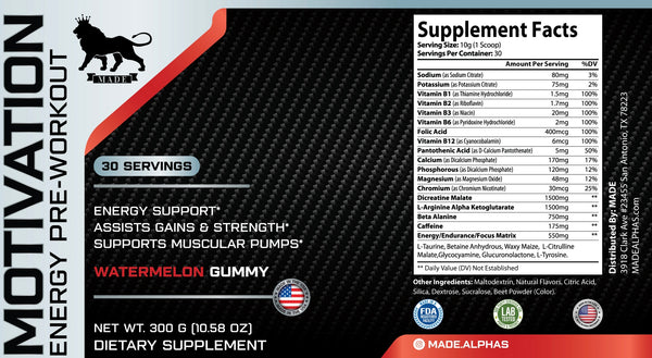 Pre-Workout Formulas