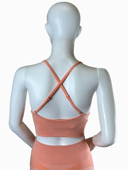 Coral Apex Sports Bra Top